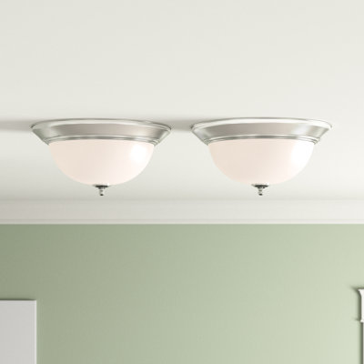Almaraz Glass LED Flush Mount