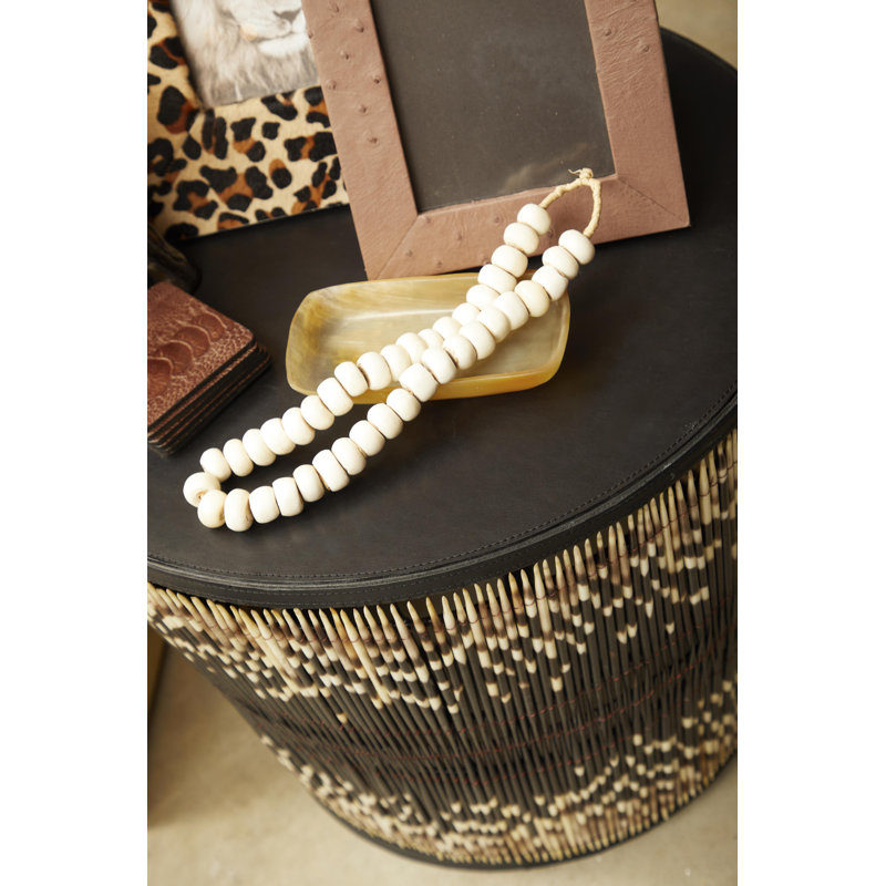 Porcupine Quill Side Table