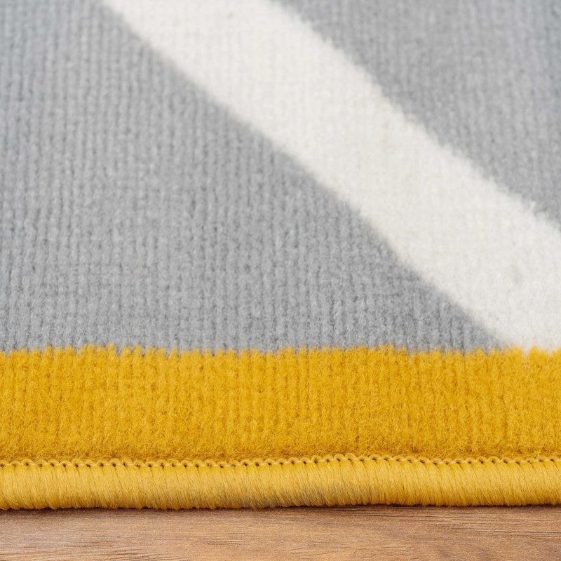 Alizeh Chevron Area Rug, Runner 60 x 240cm