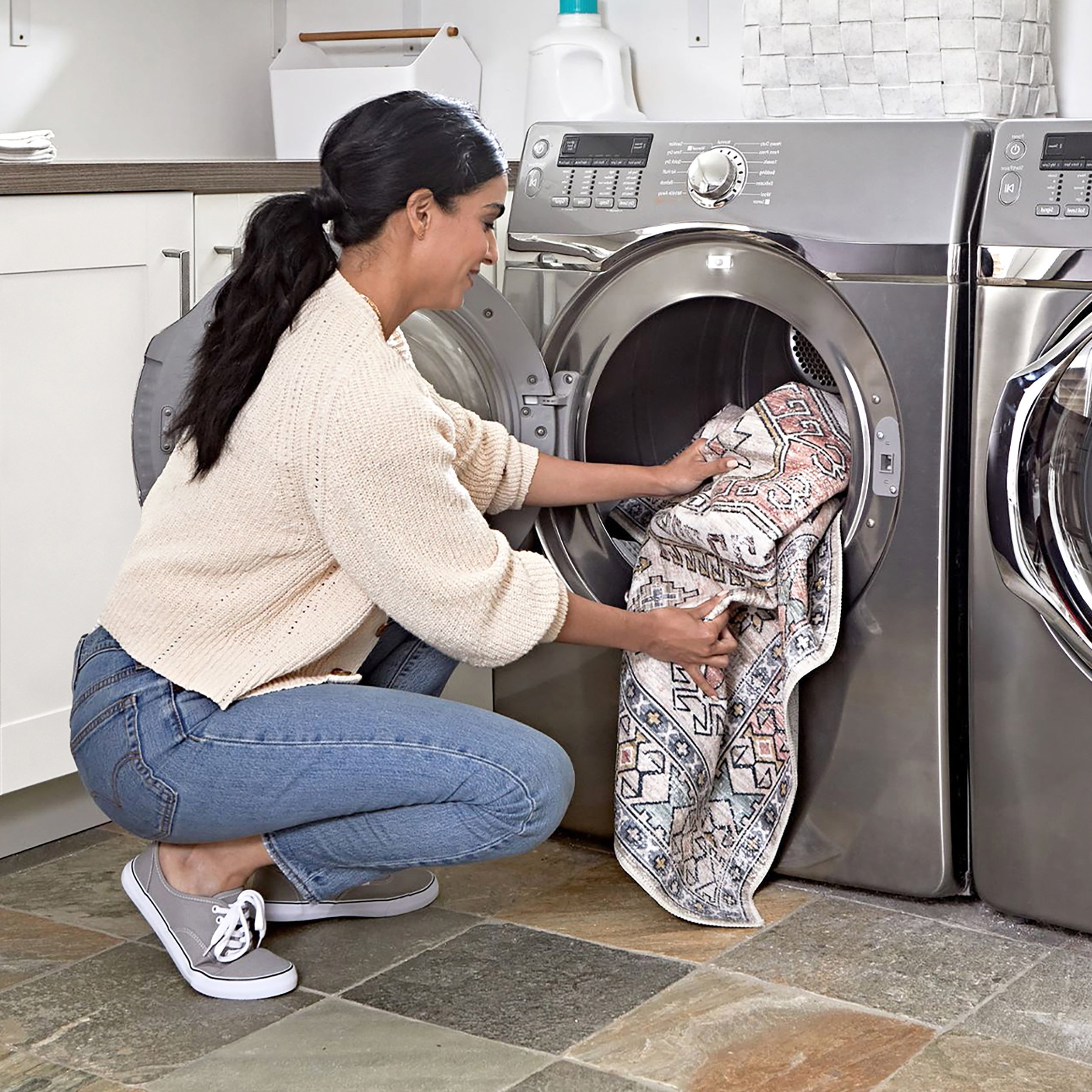 Loon Peak® Jacobe Tribal Machine Washable Indoor/Outdoor Area Rug ...