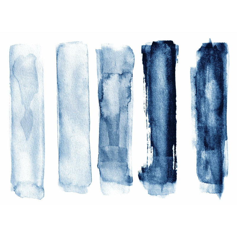 Adhésif décoratif aquarelle coups de pinceau géant