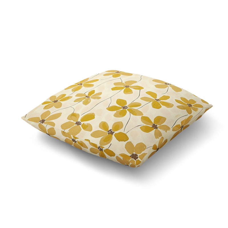 Housse de coussin en polyester Lillian, H 22 po x l 22 po