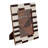 Frames Resin Wood Glass Polyresin Geometric Cutout Design Modern Glam Home Office Bedroom Living Room Decor - 1" Brown & Ivory-1225054256