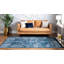 Tapis contemporain Endel couleur mer profonde-1160776904