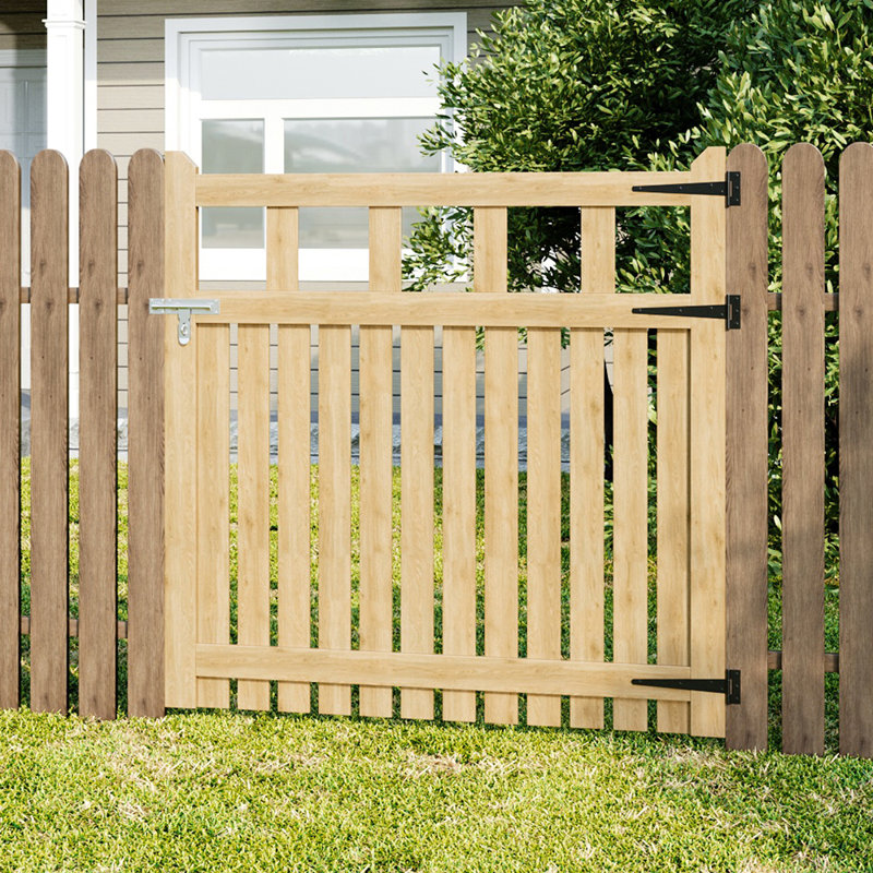 Bargman Wood Gate, 10 ft. H x 10 ft. W