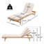 Chaise longue avec coussin Mallacia