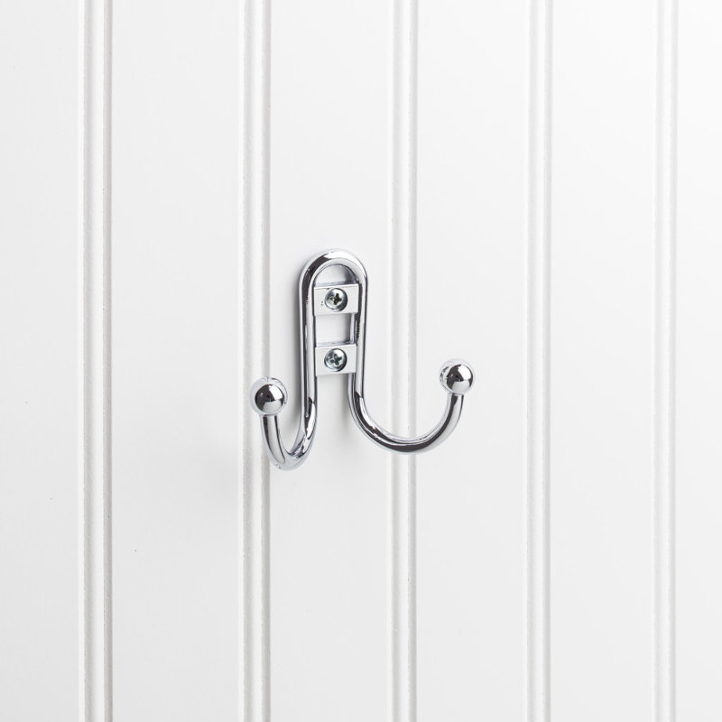 Metal 2 - Hook Wall Hook, Polished Chrome
