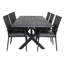 Dhairya 6 - Person Teak Wood Patio Dining Set with Rectangular Table