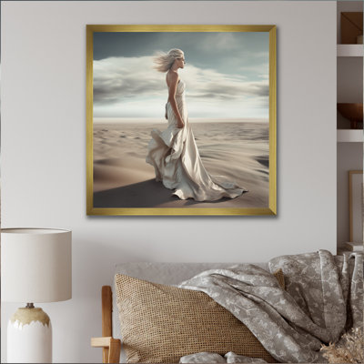 «Femelle par l'océan Breeze III», impression sur toile