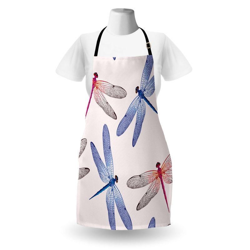 Tablier East Urban Home, cuisine, jardinage, taille adulte, bleu-rose