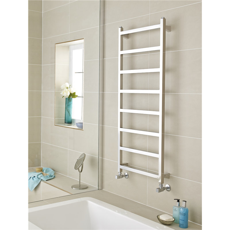 Clifton Heated Towel Rails, 120cm H x 35cm W x 8.8cm D
