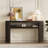 Seifert with Fluted Legs and Open Shelf-848323164