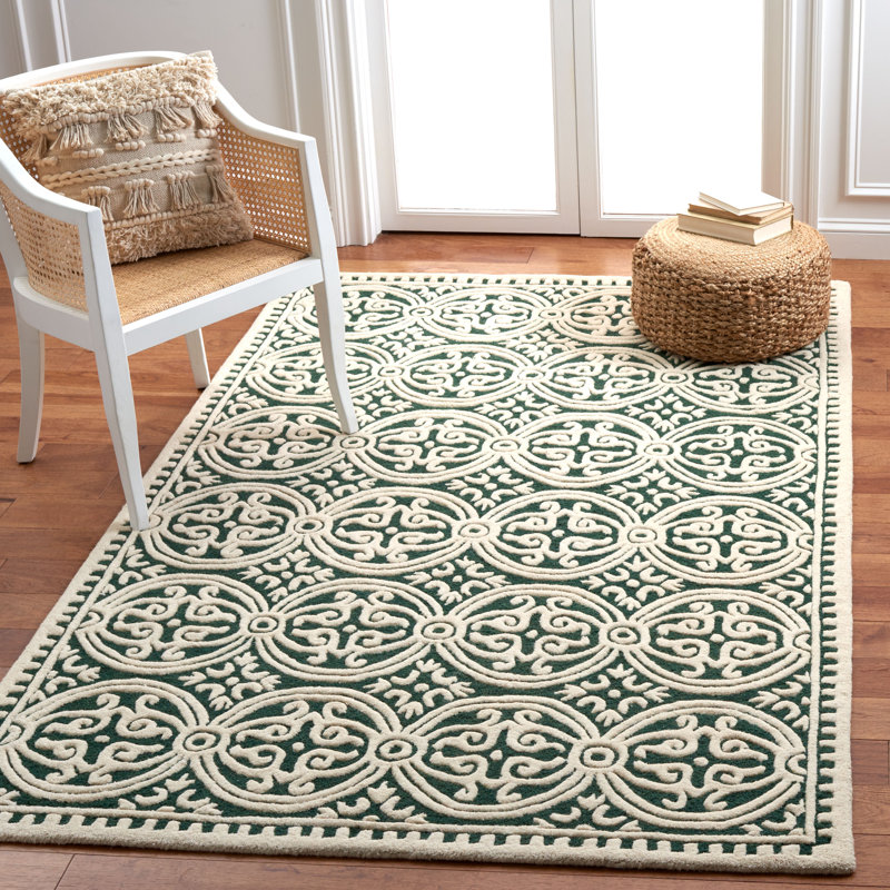 Ridgeton Hand Tufted Wool Oriental Rug, Rectangle 8' x 10'