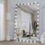 Très grand miroir de salle de bain avec miroir Hollywood