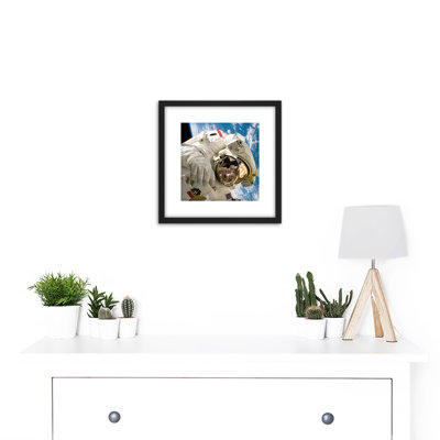 Space NASA Astronaut Sellers Spacewalk Earth Photo 1 Piece Single Picture Frame Wall Art