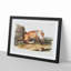 Red Fox Caught in a Trap by J.W. Audubon - Picture Frame Painting Print on MDF-55597789-55597788