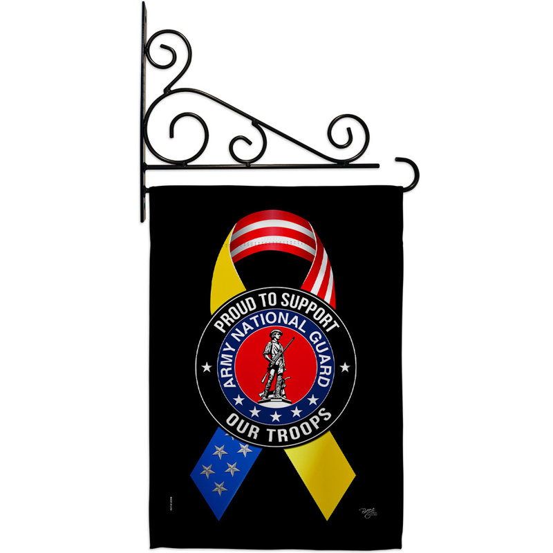 Double Sided 18.5'' H x 13'' W Polyester Flag Set