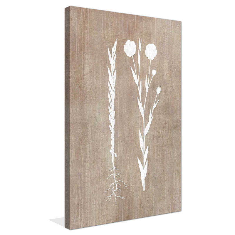Botany Beauty III - Peinture, L 18 po x H 30 po, Toile tendue