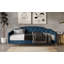 Lit de jour simple en velours Arwilla-324769064