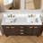 bathroom stone vanity top lightning white-123303625