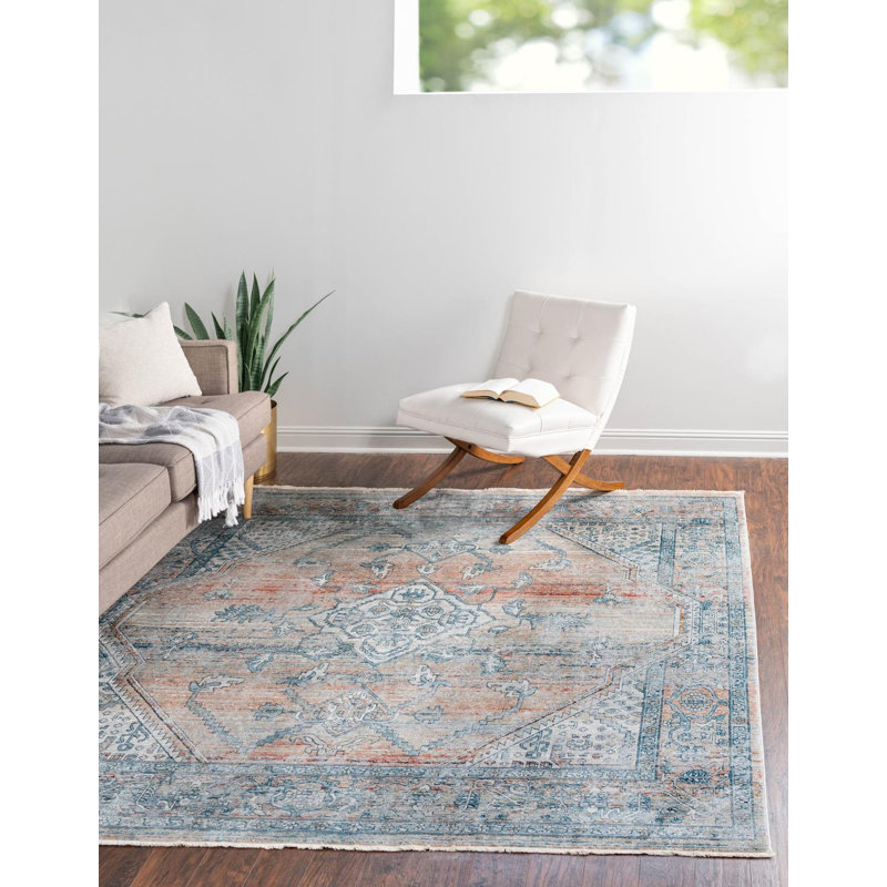 Alabama Oriental Indoor Rug, Square 8'
