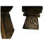 2 Piece Wood Tabletop Dish Set
