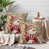 Bonbon bonhomme de neige beige et rouge