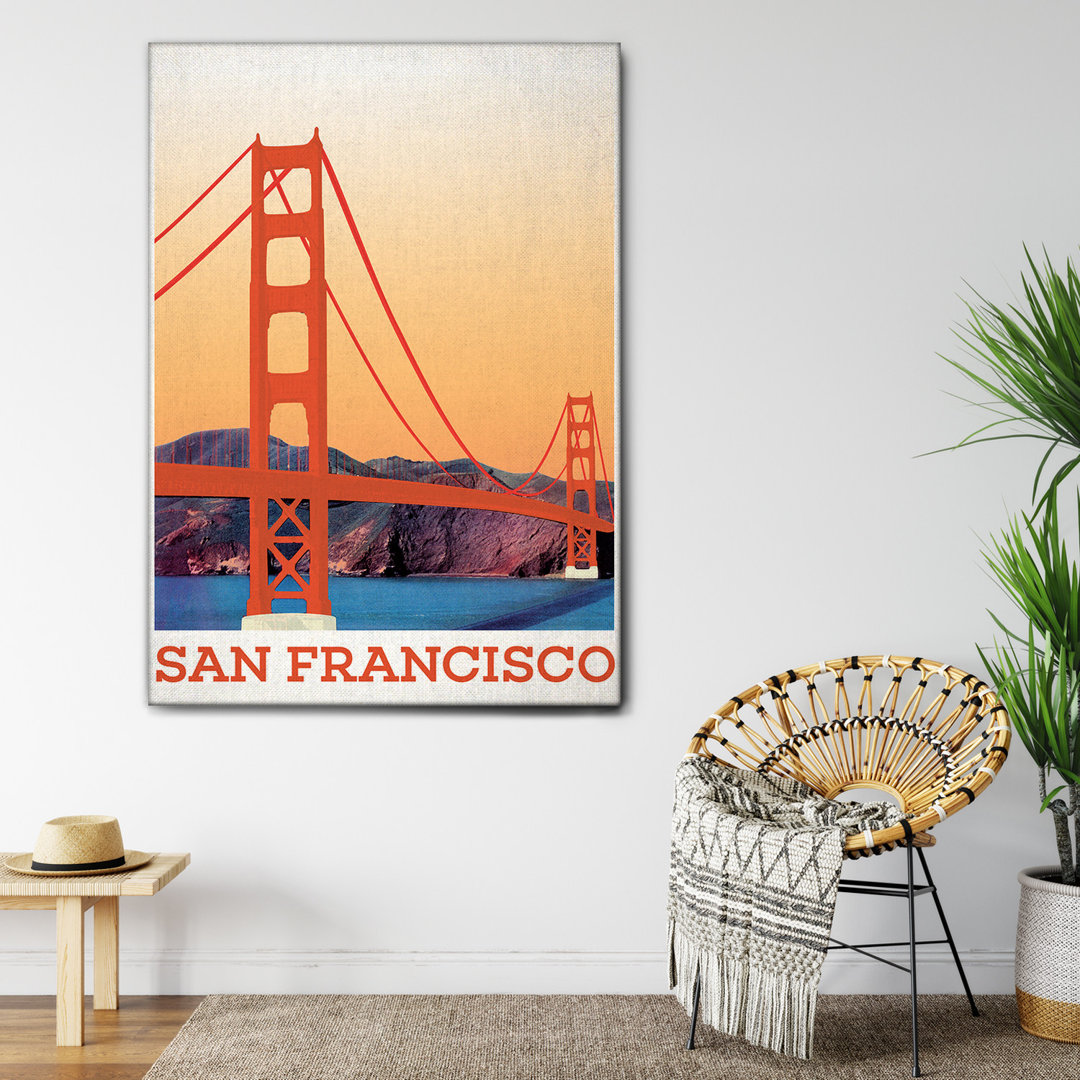 Leinwandbild Leinwandbild Golden Gate von Giallobus