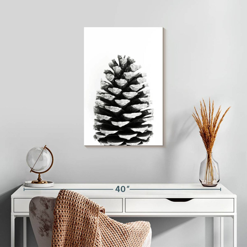 Harnek Pine Cone BW, 24" H x 16" W