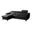 Alford Faux Leather Corner Sofa with Sleeping Function and Storage-409895124-409895120