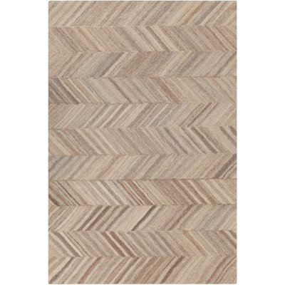 Chynia Wool Chevron Indoor Rug