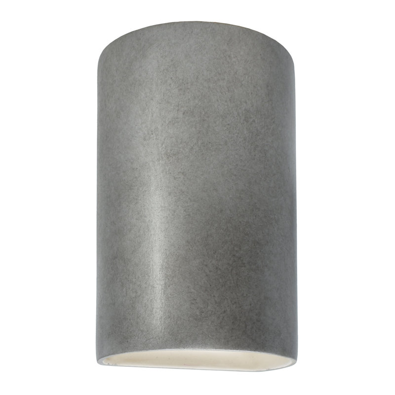 Ambiance Collection™ Outdoor Flush Mount, Antique Silver, LED, 12.5" H x 7.75" W x 4" D