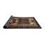 Tapis traditionnel de chocolat/chocolat foncé/beige-1064180102