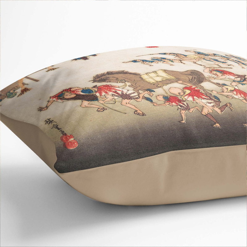 Square Throw Cushion, 55cm H x 55cm W x 20cm D, Stone