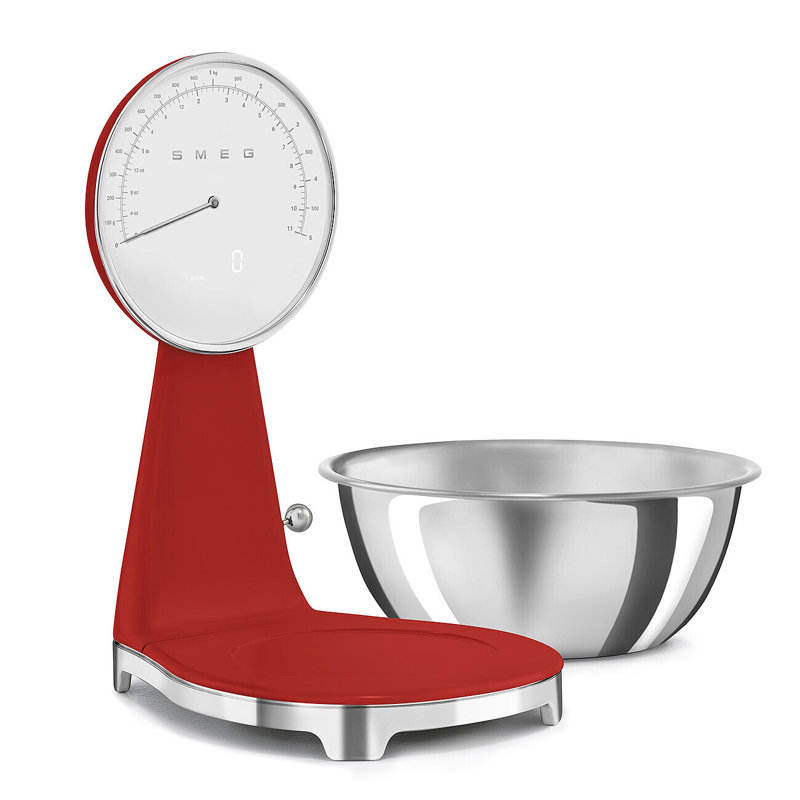 SMEG 50's Kitchen Scale, Red
