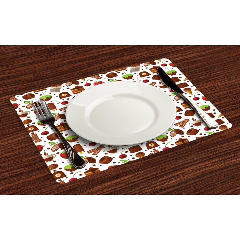 Polyester Food & Drink Rectangle Placemat