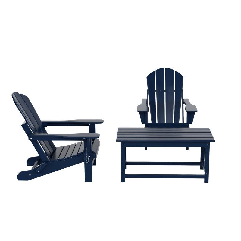 Chaise Adirondack pliante Laguna, Bleu marine