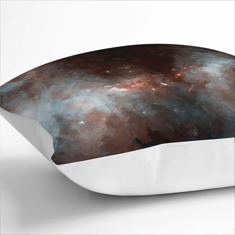 Universe Vol.15 Cushion with Filling, White, 40cm H x 40cm W x 15cm D