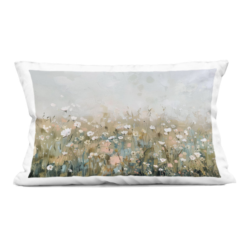 Coussin Pastel Meadow Wildflowers