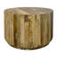 Table basse brune élégante 30 po x 18 po avec tiroirs de rangement intégrés-1128087775