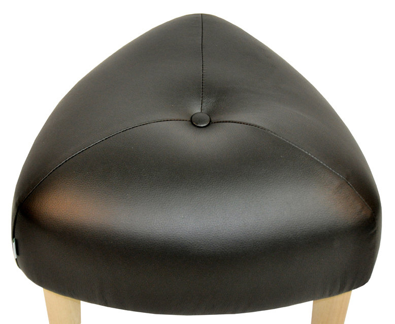 Manufactured Wood Accent Stool, Black