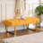 Laytona 46.5"W Tufted Bedroom Bench Entryway Bench with Metal Legs-2086009417-2089941119
