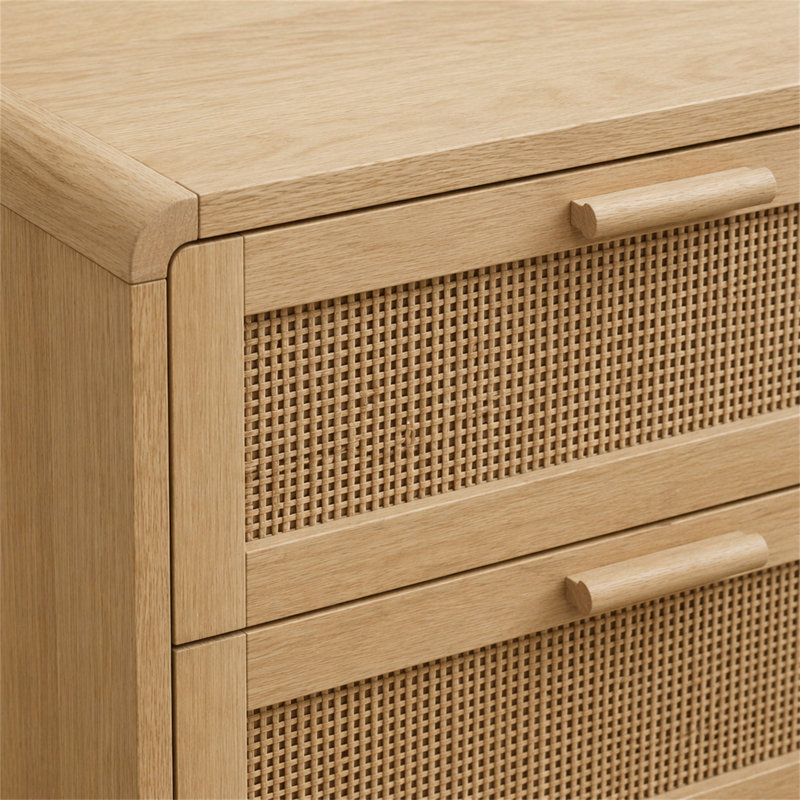 Armoire de coin en rotin 51,18 po