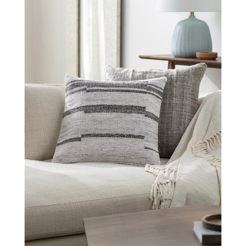 Weaver Throw Pillow, 20" x 20", Down