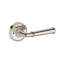 Dunsmoor Privacy Lever with Recessed Round Rose in Lifetime (PVD) Satin Brass-1688194976