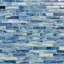 Artwave Iridescent 1X4 Polished Glass Mosaic Tile-798427601