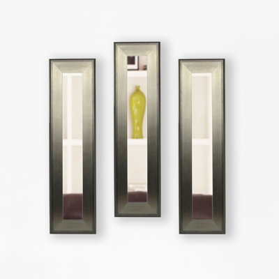 Hobson Wood Flat Wall Mirror