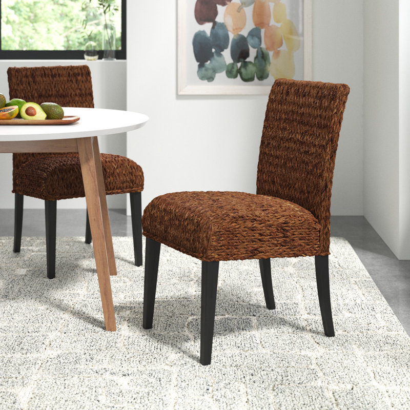 Annetta Rattan Dining Chair Set
