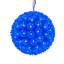 Ensemble de 50 lumières sphériques bleues Sphere