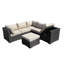 Trafecanty 5 Seater Rattan Sofa Set-1701706184